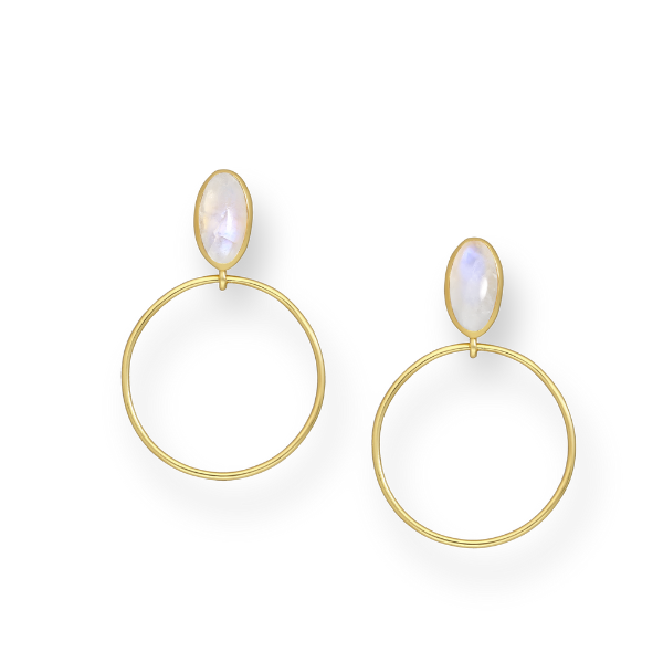 Cercei din Argint 925 Placat cu Aur – Selina